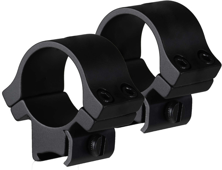 TruGlo TGTG8961B3 Lightweight Scope Rings  Matte Black 1 Medium 4 Screws 2 Per Side - TGTG8961B3
