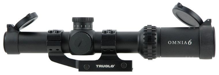 TruGlo TG8516TLR Omnia Tactical Black Anodized 16x24mm 30mm Tube Illuminated APTR Reticle - TG8516TLR
