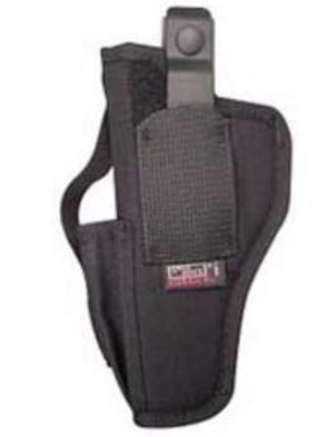 Uncle Mikes 70160 Sidekick Hip Holster IWBOWB Size 16 Black Kodra Nylon Belt Clip Fits MedLarge Semi Autos Fits 3.253.75 Barrel Ambidextrous - 70160
