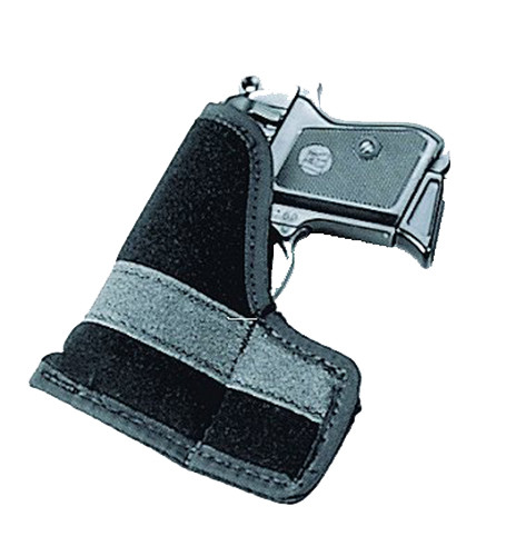 Uncle Mikes 87441 Inside The Pocket Holster OWB Size 01 Black Suede Like Pocket Fits 2225 Cal Small Autos Ambidextrous - 87441