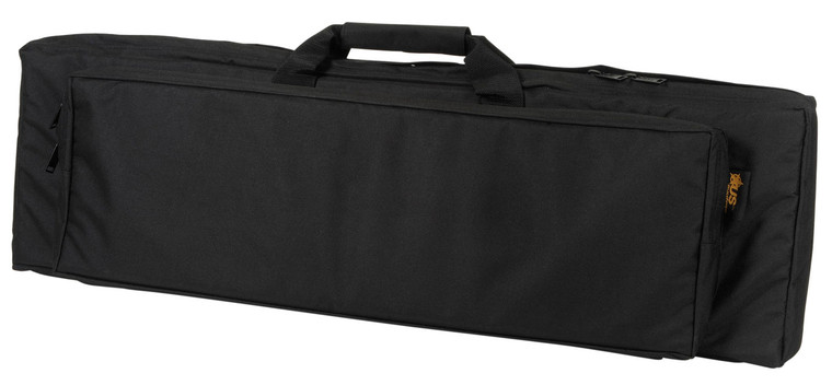 US PeaceKeeper P30036 RAT Case Water Resistant Black 600D Polyester w Padding Adjustable Straps Air Vents  Front Pocket w Triple Mag Pouch - P30036