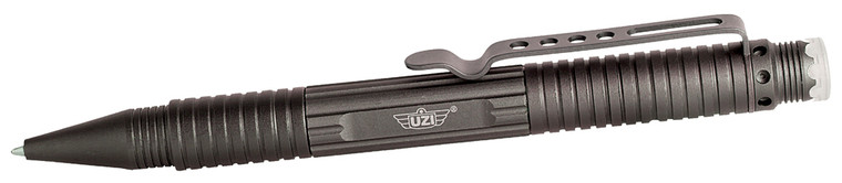 Uzi Accessories UZITACPEN1GM Defender Tactical Pen Gun Metal Aluminum 6.10 - UZITACPEN1GM