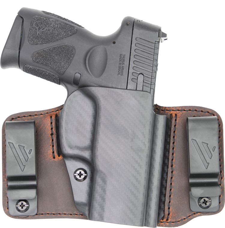 Versacarry INS201365 Insurgent Deluxe IWBOWB Brown Polymer Belt Clip Fits Sig P365 Right Hand - INS201365