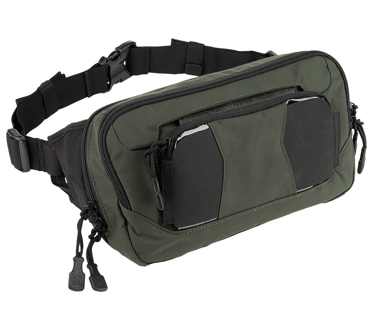 Vertx VTX5228RDGN SOCP Tactical Tactical Fanny Pack Rudder Green Mesh Pockets 17 Long - VTX5228RDGN