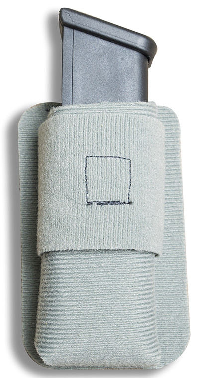 Vertx VTX5110 MAK Mag Pouch Single Gray Velcro OneWrap Belt Loop 45 ACP - VTX5110
