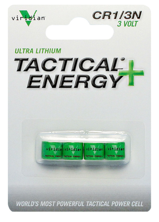 Viridian 3500002 13N Batteries Tactical Energy Green 3.0 Volts 4 Single Pack - 3500002