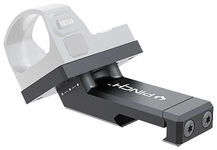 Viridian 9820035 PINCH Adjustable 35 Degree Offset Mount with DocterBurris Fast FireVortex Venom Adapter  Black Anodized - 9820035