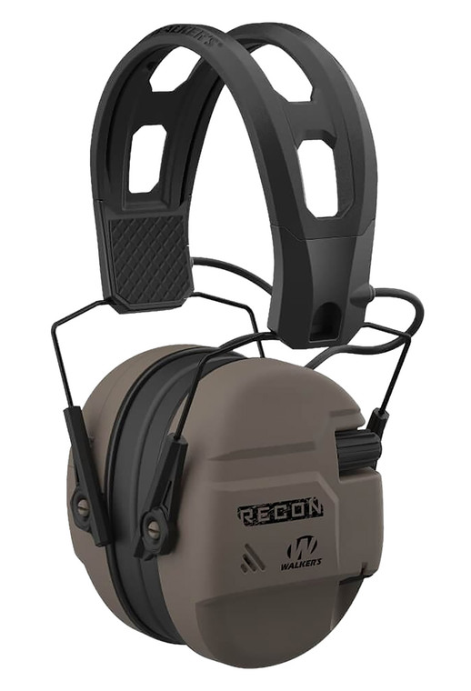 Walkers GWPRECMFDE Recon Digital Muff Over the Head 26 dB Flat Dark Earth - GWPRECMFDE