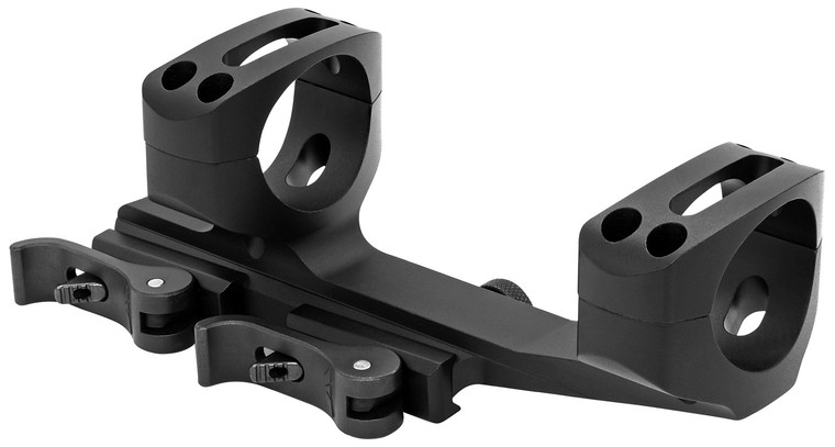 Warne QDXSKEL30TW QD XSKEL Scope MountRing Combo Black Anodized 30mm - QDXSKEL30TW