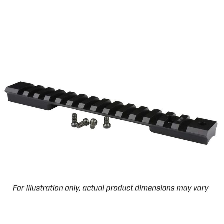 Warne 7664M Savage Mountain Tech Tactical Rail Black Anodized Short Action 0 MOA - 7664M