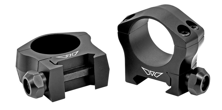 Warne 7200M Scope Rings Mountain Tech Matte Black 1 Low 0 MOA - 7200M