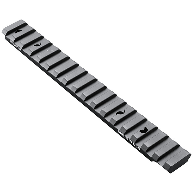 Weaver Mounts 99505 MultiSlot Base  Extended Black Anodized Aluminum Fits Remington 783 Long Action - 99505