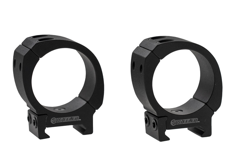 Wheeler 1133748 Sporter Scope Rings  Black 1 Medium - 1133748