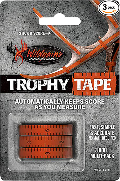 Wildgame Innovations WLD424 Trophy Tape  Orange 200 Long 3 Rolls Per Pack - WLD424