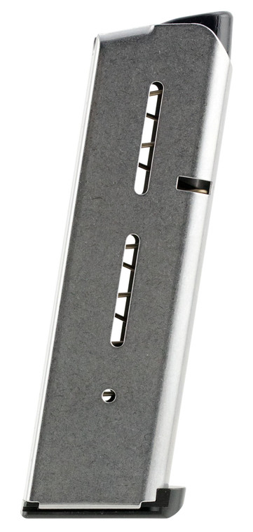Wilson Combat 47DC 1911  8rd Detachable w LoProfile Steel Floor Plate 45 ACP Fits 1911 Government Stainless Steel - 47DC