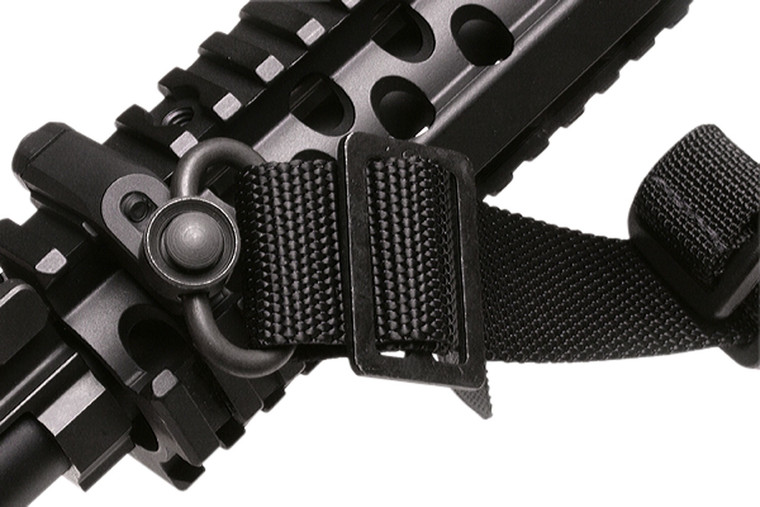 Wilson Combat TRQDBSS Heavy Duty Swivel Black Phosphate 1.25 Quick Detach Steel - TRQDBSS