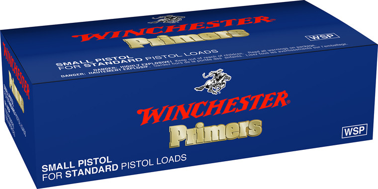 Winchester Ammo WSP Primers 112  108 Small Regular Handgun 1000 Per Box5 Case - WSP