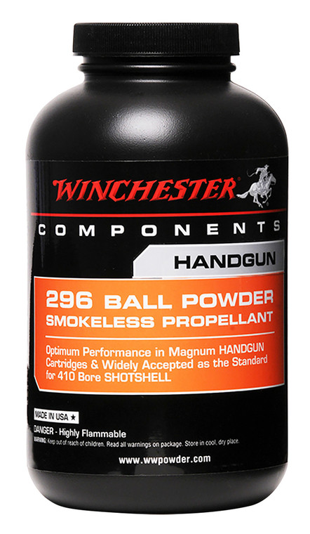 Winchester Powder 2961 Ball Powder 296 Handgun MultiCaliber 1 lb - 2961