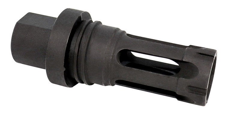 Yankee Hill 4302AKA Phantom Q.D. Flash Hider Black Steel with M14x1 LH Threads for 30 Cal AKPlatform - 4302AKA