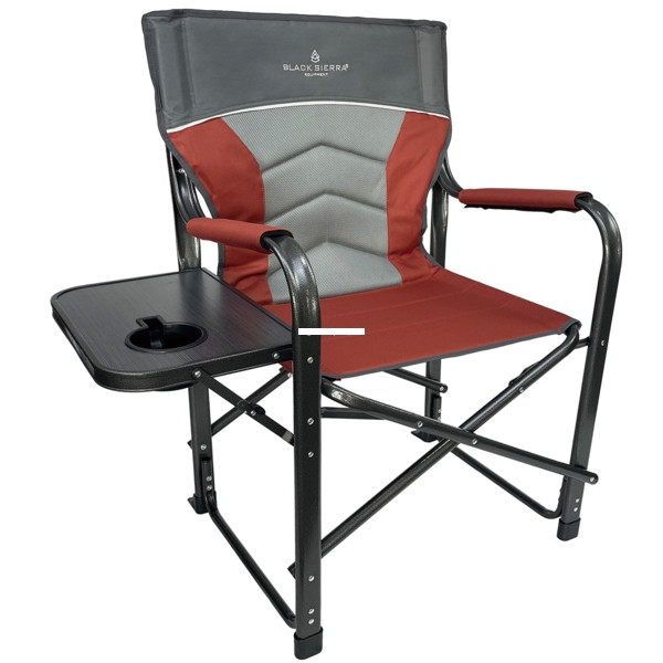 Black Sierra Equipment - Drch-012-red-bse Hd Directors Chair - DRCH-012-RED-BSE