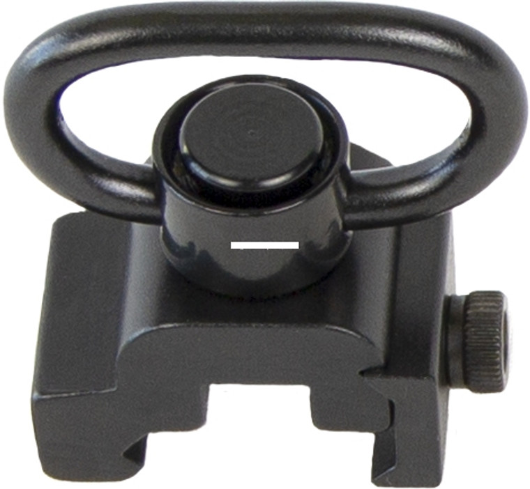 Bulldog Bd886 Deluxe Qd Rail Mount - Push Button Swivel 1.25" Black Steel - BD886 Bulldog Bd886 Deluxe Qd Rail Mount - Push Button Swivel 1.25" Black Steel - BD886