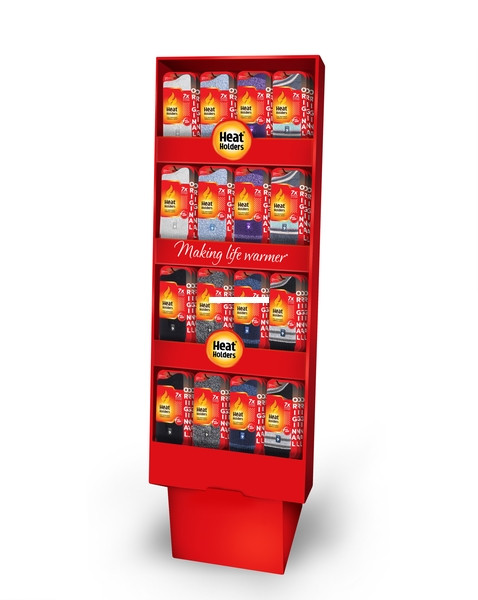 Heat Holders Hhds0003 Women's - Original Socks Shelf Display - HHDS0003