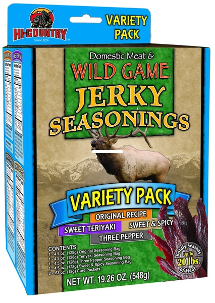 Hi-country 4085 Spice, Jerky - Variety Pack,19.26 Oz., Box - 4085