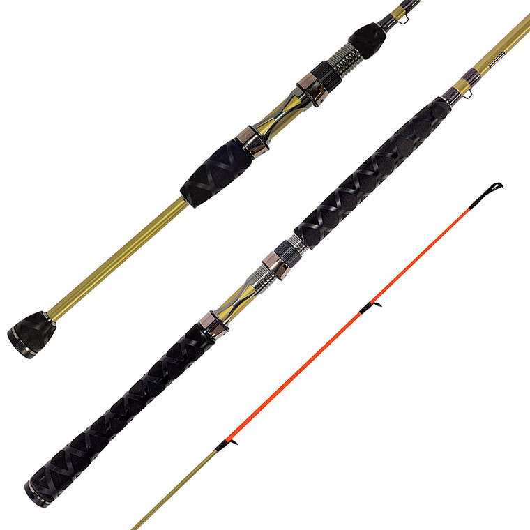 Eagle Claw - Meal Ticket Crappie Rod 8ft 2pc Mlxf -