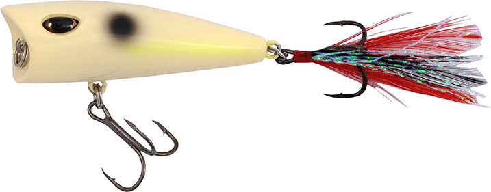 Duckett - Bd Popper 3.25in 3/4oz Yel Bone - BD80-YB