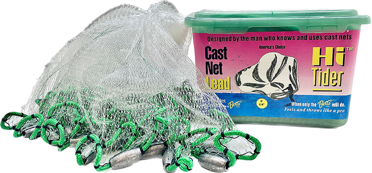 Betts - Hi Tider Mono Cast Net 4ft 1/4in Clear Mesh -