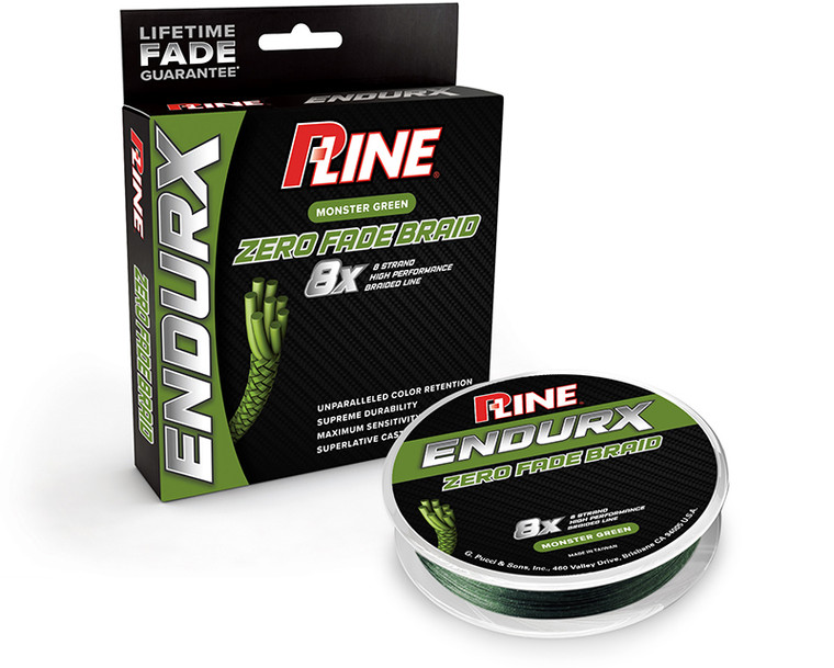 P-Line - Endurx No Fade Braid Moss Green 150yd 80lb -