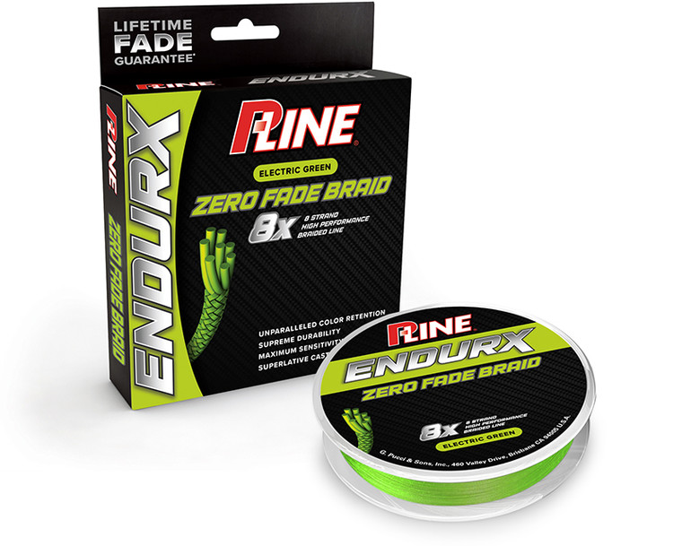 P-Line - Endurx No Fade Braid Electric Green 150yd 10l -
