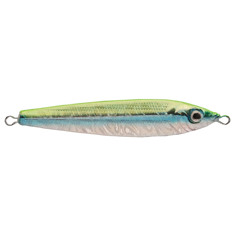 P-Line - P-line Laser Minnow 2oz Chartreuse/silver/bl -