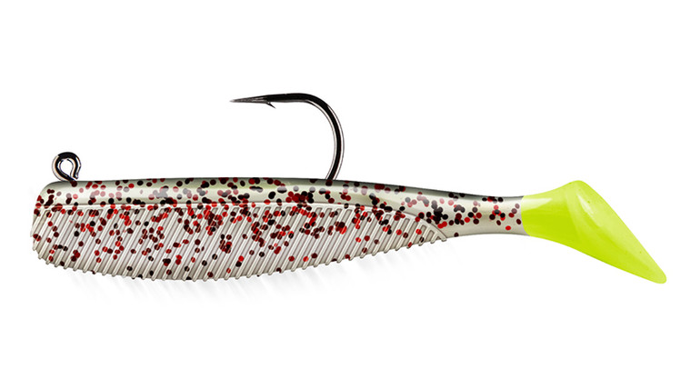 Vudu - Vudu Rigged Quiver Shad 3in 1/8oz 2pk Cajun Pep/ -