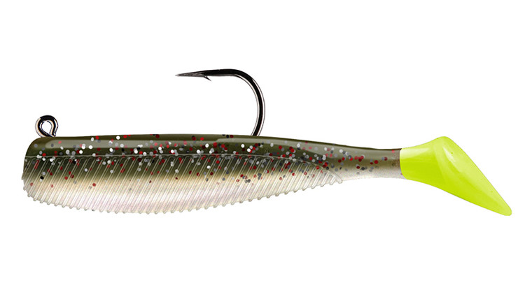 Vudu - Vudu Rigged Quiver Shad 3in 1/8oz 2pk Chick On C -