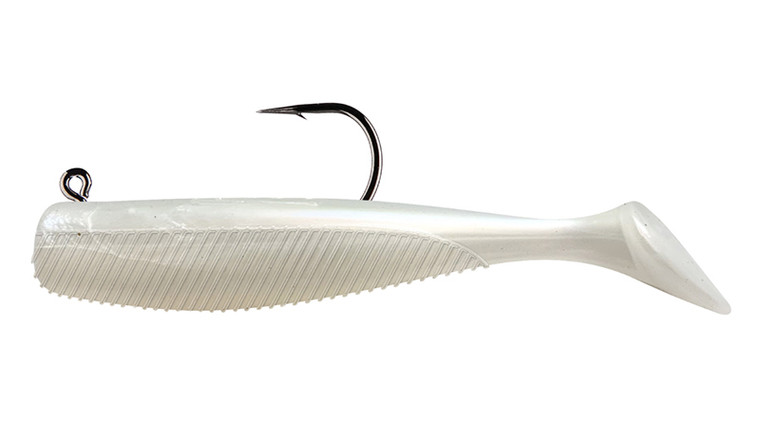 Vudu - Vudu Rigged Quiver Shad 3in 1/8oz 2pk Pearl -