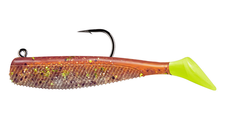 Vudu - Vudu Rigged Quiver Shad 3in 1/8oz 2pk Cop Penny/ -