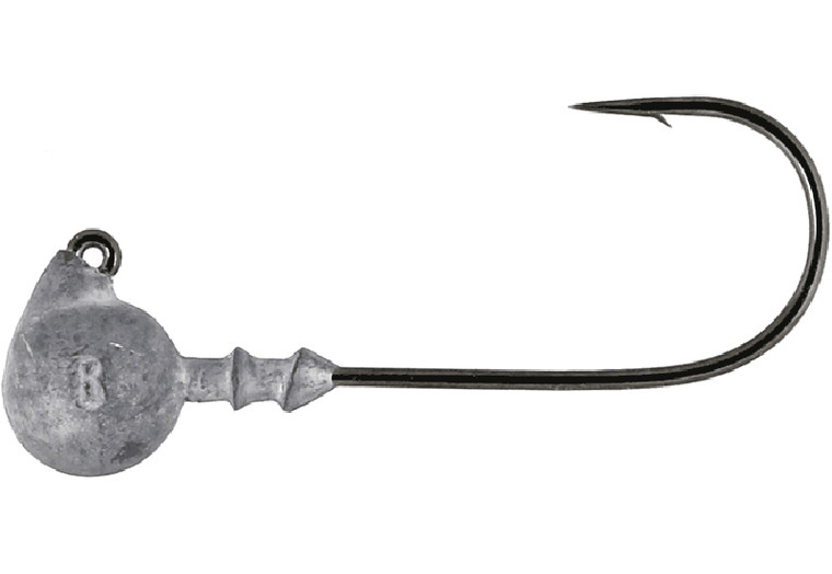 Owner - Round Head Xl Jighead Natural 5/0 7/16 4pk -