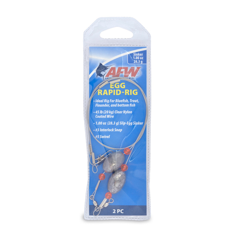 AFW - Egg Ready Rig 18in 45# 1oz 2pk -