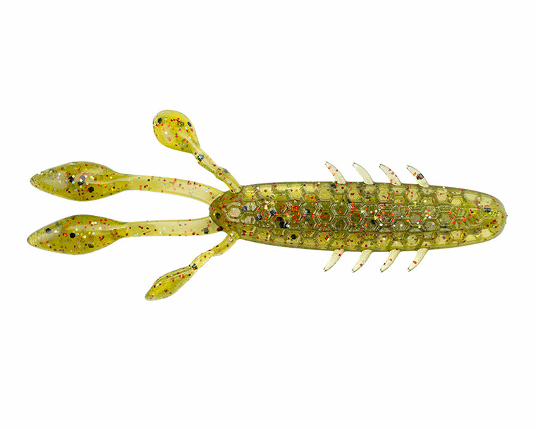 Netbait - Hextek Eko Craw 3.5in 10pk Watermelon Re -