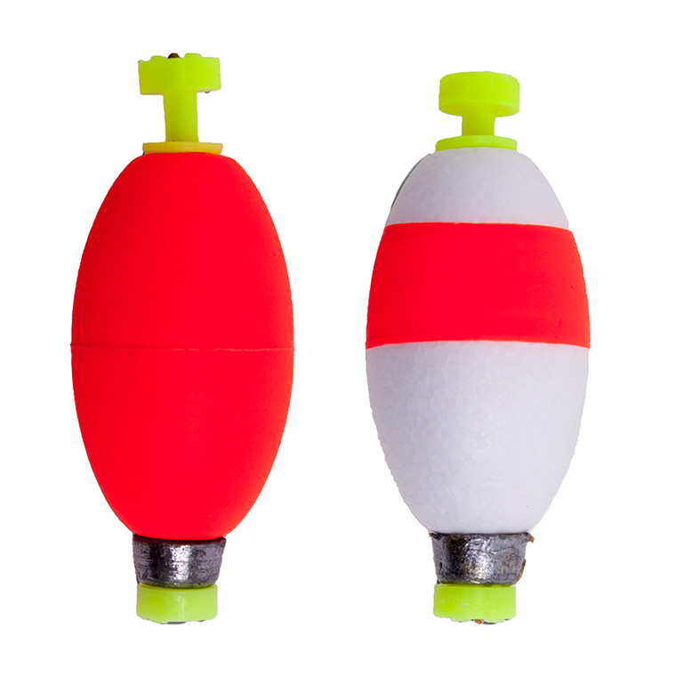 Betts - Oval Wgt Foam Float 1.5in Asst 2pc -