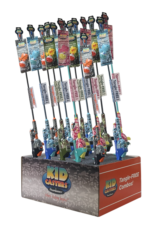 Profishiency - Tangle Free Display S-cast 18 Unit(pk-gr-bl- -