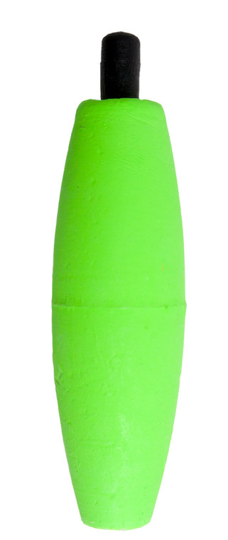 Betts - Cigar Peg Foam Float 2.5in Green 100bg -