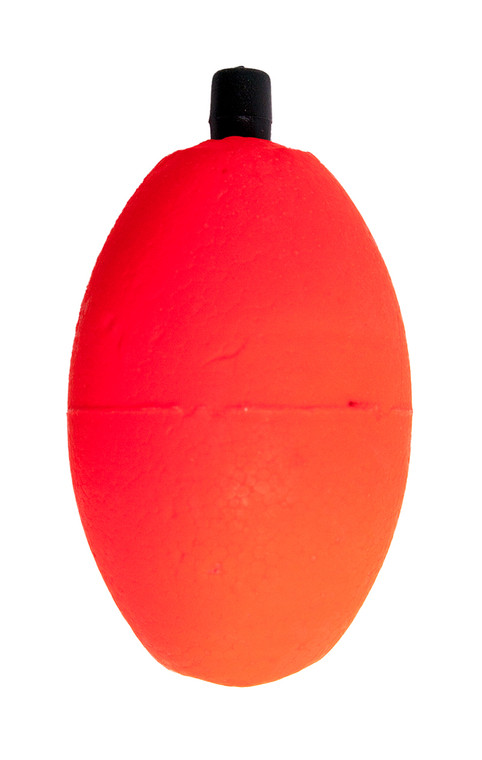 Betts - Oval Foam Float W/peg 2in Red 100bg -