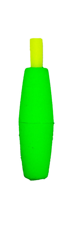 Betts - Cigar Peg Foam Float 1.5in Slim Grn 100bg -