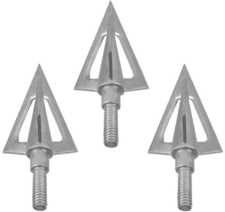 Allen 14615 Ion Fixed Blade Broadhead Gray 3 Pack - 14615