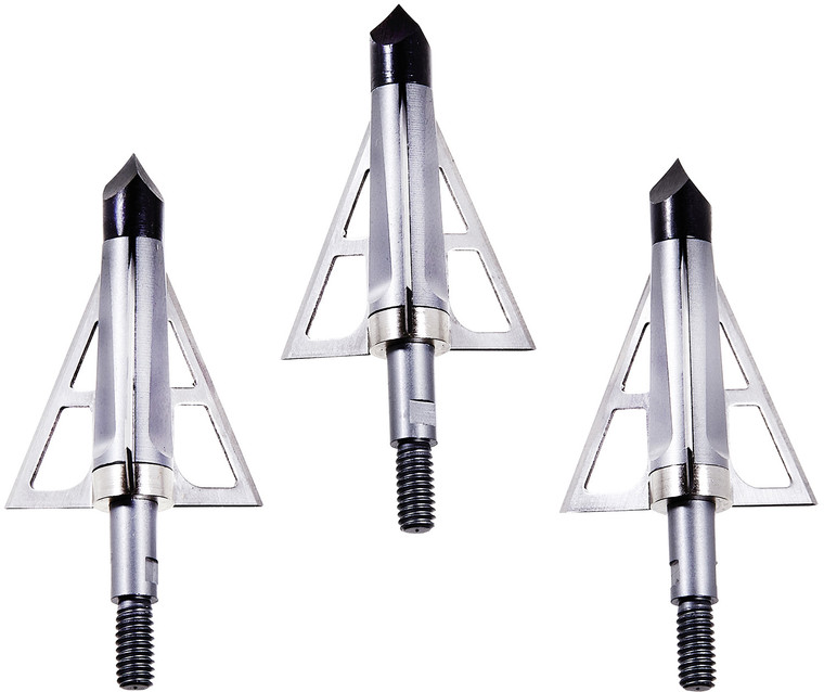 Allen 14694 Cx Terminus Broadhead Stainless Steel Blades Silver 3 Pack - 14694