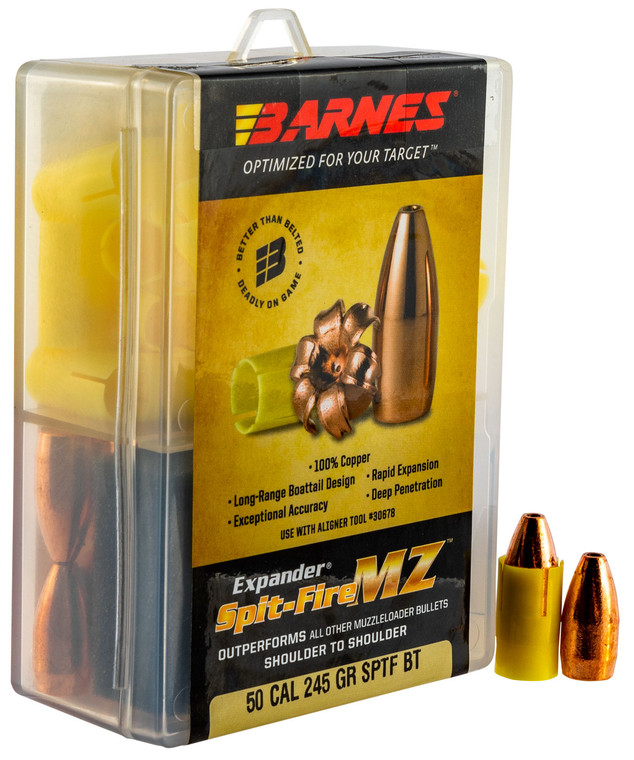 Barnes Bullets 30574 Spitfire Mz Expander 50 Spitfiremz 245gr 24rdbox - 30574