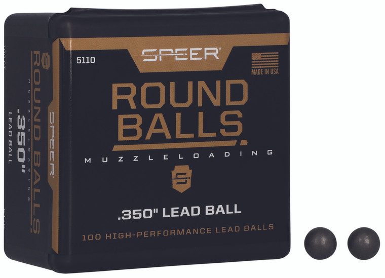 Speer 5110 Lead Balls 36cal Lead Ball 64gr 100 Per Box5 Case - 5110