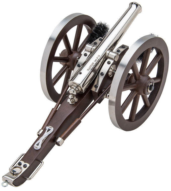 Traditions Cn8021 Napoleon Iii Mini Cannon 50 Cal 7.25 Silver Barrel Breech Action - CN8021